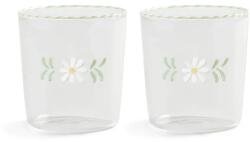 &k amsterdam pohár szett flora white 300 ml 2 db átlátszó - áttetsző Univerzális méret
