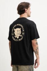 Dickies pamut póló fekete, férfi, nyomott mintás, DK0A4ZARBLK1 - fekete S
