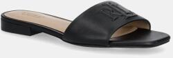 Lauren Ralph Lauren bőr papucs Everley Sld - fekete Női 38