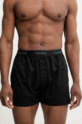 Calvin Klein Underwear pamut pizsama alsó fekete, férfi, sima, LV00NM2879 - fekete L