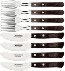 Tramontina Set tacamuri 8 piese, cutite si furculite, pentru Pizza Tramontina maro 29899174 Tacam