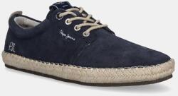 Pepe Jeans espadrilles velúrból TOURIST WEST sötétkék, PMS10336 - sötétkék Férfi 42