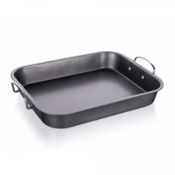  Tepsi füllel 42*29*6 cm tapadásmentes fekete W00121 (W00121)