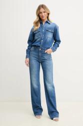 Elisabetta Franchi farmer kezeslábas galléros, pamut, TJ38D51E2 - kék 36