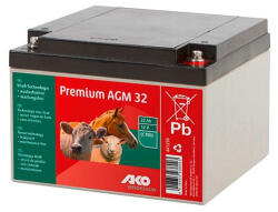 Kerbl Premium AGM akkumulátor, 12V/32Ah
