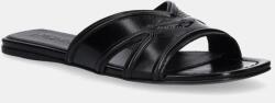 Zadig&Voltaire bőr papucs Azora fekete, női, SWCT02012 - fekete Női 36
