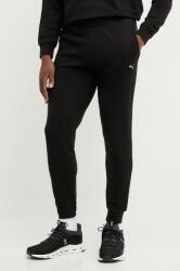 PUMA pamut melegítőnadrág fekete, férfi, sima, 684729 - fekete M