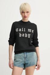 Zadig&Voltaire gyapjú pulóver könnyű, női, fekete, KWSW02785 - fekete S