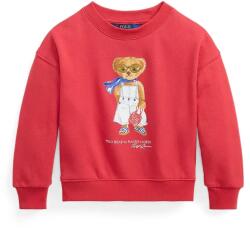 Ralph Lauren gyerek melegítőfelső pamutból piros, nyomott mintás, 312965228001 - piros 90-100