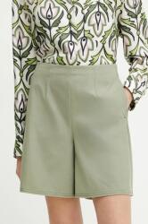 MM Max Mara Leisure rövidnadrág női, zöld, sima, magas derekú, 2516781018600 - zöld S