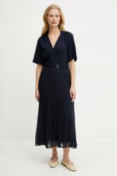 HUGO BOSS ruha sötétkék, midi, harang alakú, 50530564 - sötétkék 34