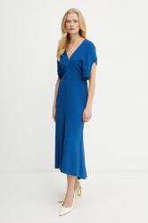 Victoria Beckham ruha midi, harang alakú, 1225WDR006381A - kék 36