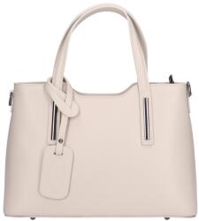 Rea Moda Olasz bőr 5136 bézs női kézitáska