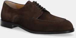 Bally velúr félcipő barna, férfi, MSF0GC - barna Férfi 40