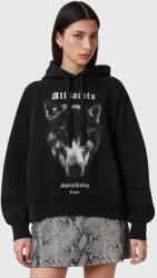 AllSaints felső DAWN TALON fekete, női, nyomott mintás, kapucnis, W017JC - fekete L