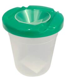 Ars Una ecsetmosó pohár tetővel - zöld (5993120023491) - mindenkiaruhaza