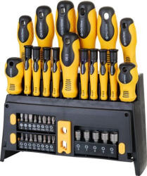 Strend Pro Csavarhúzó és bit készlet Strend Pro SDB139, 39 részes, TX+PH+ lapos (STP012250641)