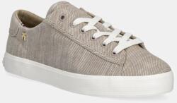 Tommy Hilfiger sportcipő VULC SNEAKER CHAMBREY bézs, FW0FW08561 - bézs Női 41