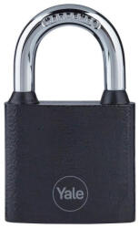 Yale Lakat Yale Y111B/38/121/1, lakat, vas, fekete, 38 mm, 3 kulcs (STP01252357)