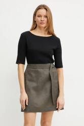 MM Max Mara Leisure felső fekete, női, sima, 2516941028600 - fekete S