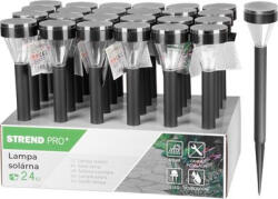 Strend Pro Lámpa Solar Hamal, 345 mm, 1 LED, 2/3AAA, csom. 24 db (STP012171795)