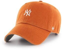 47 brand pamut baseball sapka MLB New York Yankees narancssárga, sima, B-BSRNR17GWS-BO - narancssárga Univerzális méret
