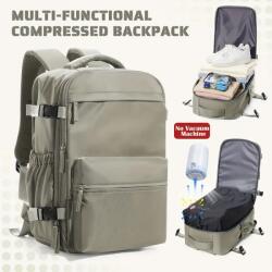  Utazó Hátizsák- Vákuumos -Taupe Barna- 42 X 29 X 15 CM (BT802043-2) - olcsotaskak - 29 980 Ft