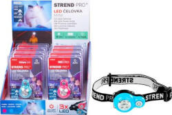 Strend Pro Fejlámpa Strend Pro Headlight, LED, 15 lm, mini, rózsaszín/kék, Sellbox 8 db (STP012172846)