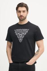 Guess pamut póló fekete, férfi, nyomott mintás, M5GI16 K8FQ4 - fekete XXL