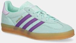 Adidas velúr sportcipő Gazelle Indoor W türkiz, női, JQ0192 - türkiz Női 40 2/3