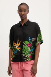 Desigual ing ARTEMISA női, galléros, fekete, relaxed, 25SWCW39 - fekete XS