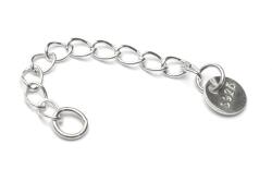  Charm terminatie cerc argint 925 3.5 cm - 1 Buc