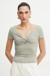 Guess t-shirt CHARLOTTE női, zöld, W5GP15 KACM2 - zöld S