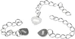 Charm Terminatie cu Inima Argint 925 - 3.5 cm - 1 Buc