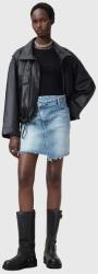 AllSaints farmer szoknya AKI CROSSOVER mini, egyenes, W006RC - kék 34
