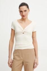 Guess t-shirt CHARLOTTE női, bézs, W5GP15 KACM2 - bézs S