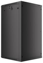Lanberg 19 fali rack szekrény 22U/600X600 lapraszerelt, fekete V2 (WF01-6622-10B)