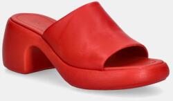 Camper bőr papucs Thelma Sandal piros, női, magassarkú, K201722-004 - piros Női 40