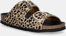 Scholl bőr papucs NOELLE barna, női, F300671850 - barna Női 39