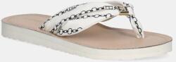 Tommy Hilfiger flip-flop TH CHAIN PRINT ELEVATED SANDAL fehér, női, lapos talpú, FW0FW08519 - fehér Női 39