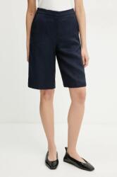 BOSS vászonkeverék rövidnadrág - sötétkék 34