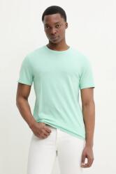 Superdry pamut póló zöld, férfi, sima, M1012140A-2MD - zöld L