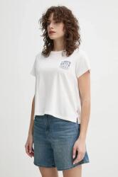 Levi's pamut póló női, bézs, A8804 - fehér L