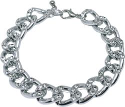 ElectraStore Bratara Cu Zale Mari Incrustrata Cu Cristale Zirconia (BR0464S)