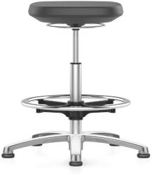 Bimossa Labsit fix talpas, magasított laboratóriumi zsámoly Alumínium