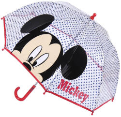  Disney Mickey Blue Dots gyerek átlátszó esernyő Ø71 cm (CEP2400000617) - oliviashop