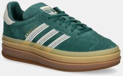 Adidas velúr sportcipő Gazelle Bold W - zöld Női 38