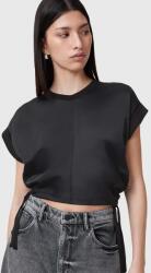 AllSaints felső MIRA SATIN - fekete M