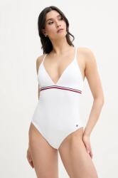 Tommy Hilfiger egyrészes fürdőruha fehér, enyhén merevített kosaras, UW0UW05847 - fehér S