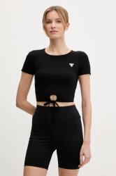Guess t-shirt CROCUS női, fekete, V5GP14 KCRS2 - fekete S
